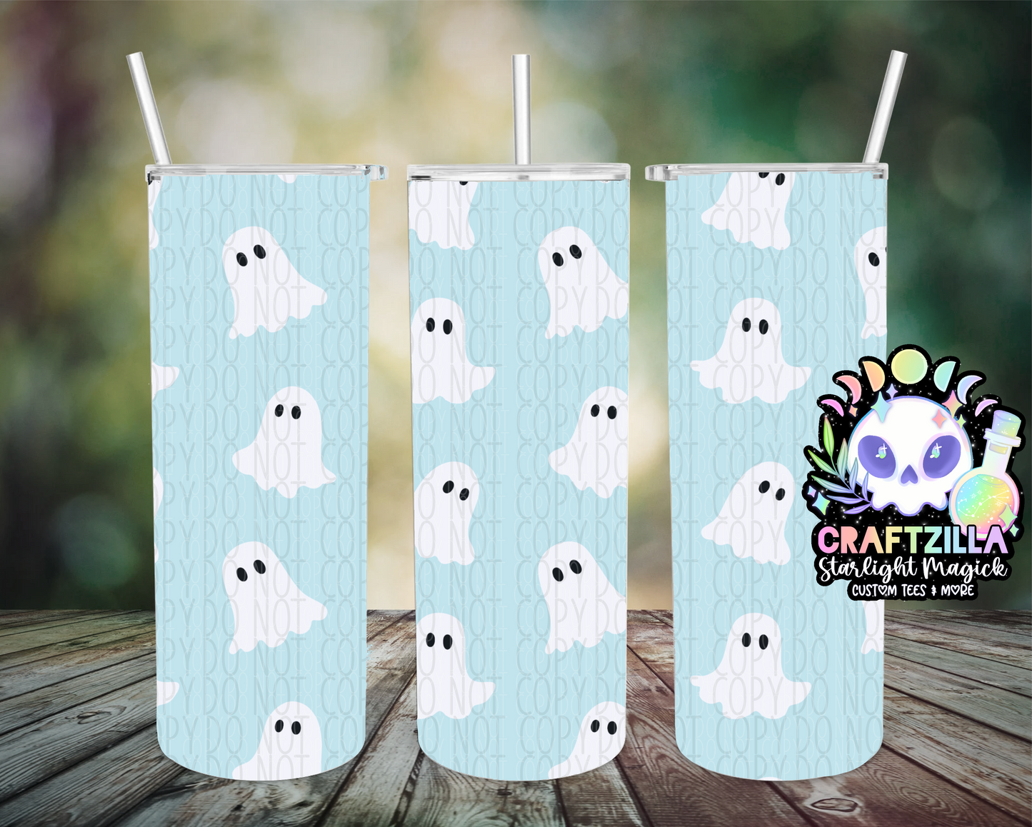 Essentials Ghosties (Blue) Drinkware