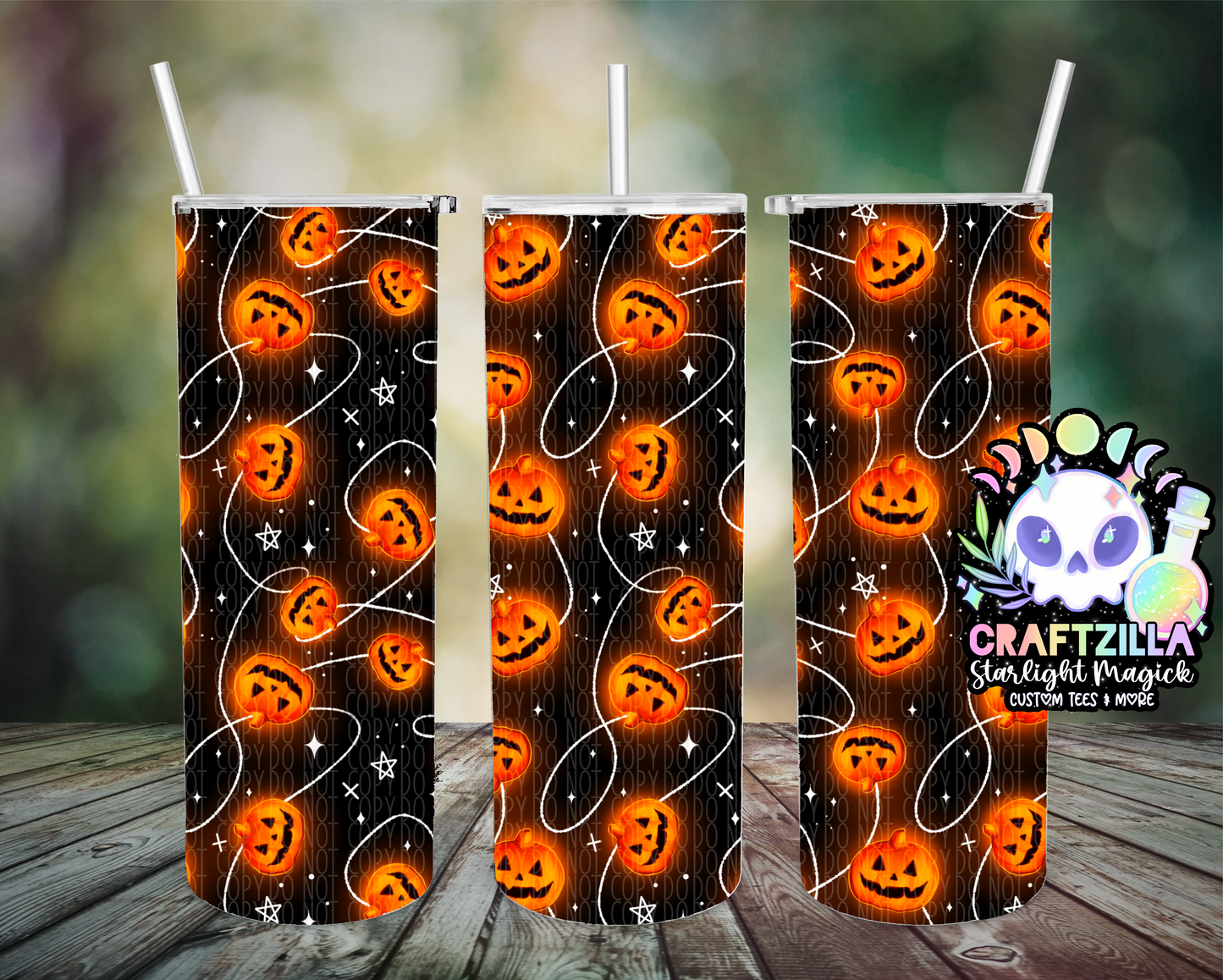 Pumpkin String Lights Drinkware